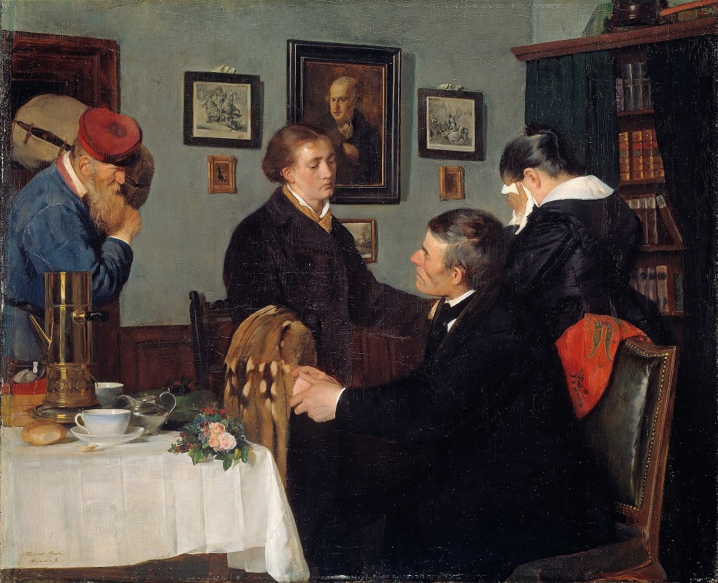 La despedida, de Harriet_Backer