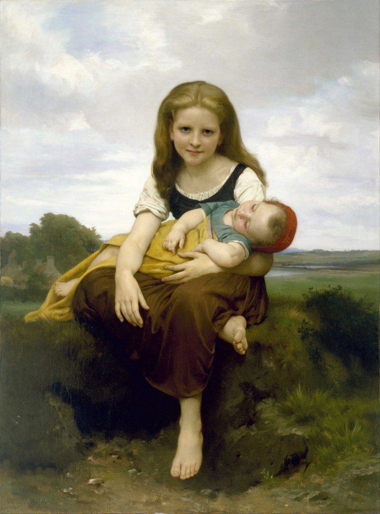 La hermana mayor, de William Bouguereau